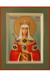 Икона Елена Сербская писаная, арт ИР-0238