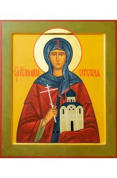 Икона Ангелина Сербская писаная, арт ИР-0320