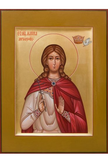 Икона Марина Антиохийская писаная, арт ИР-0483