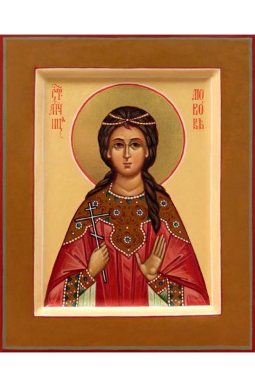 Икона Любовь Мученица писаная, арт ИР-0497
