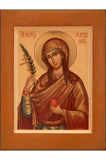 Икона Мария Магдалина писаная, арт ИР-0545