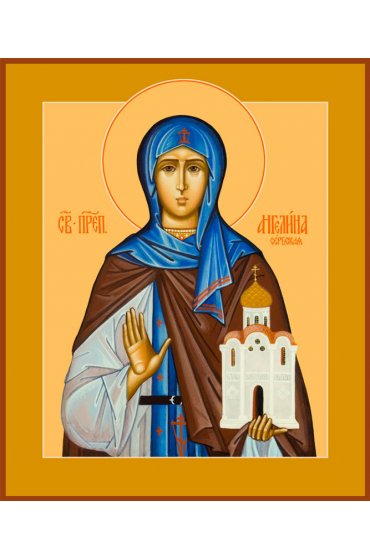 Икона Ангелина Сербская писаная, арт ИР-0584