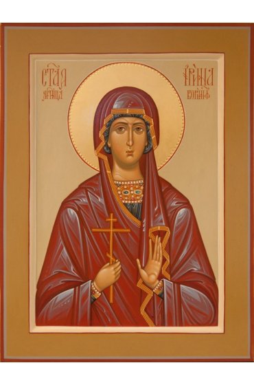 Икона Ирина Коринфская Мученица писаная, арт ИР-0643