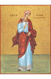 Икона Агафия Панормская (Палермская) писаная, арт ИР-1236