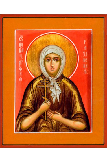 Икона Агафия Рязанская Мученица писаная, арт ИР-1237