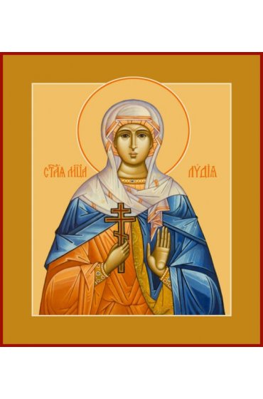 Икона Лидия Мученица писаная, арт ИР-1298
