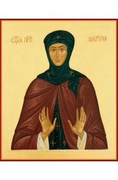Икона Марина Берийская (Македонская) Преподобная писаная, арт ИР-1300