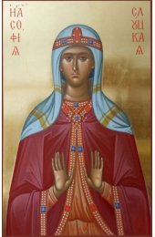 Икона София Слуцкая Праведная писаная, арт ИР-1317