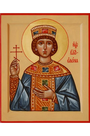 Икона Елена Равноапостольная писаная, арт ИР-1331