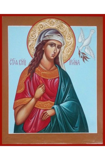 Икона Ирина Великомученица писаная, арт ИР-1339