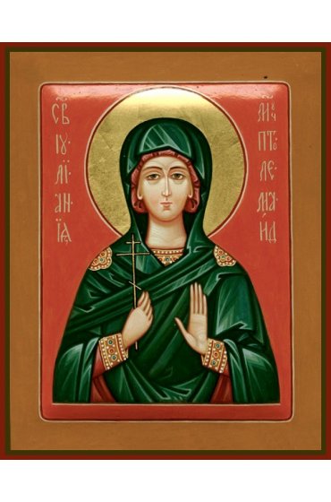 Икона Иулиания Птолемаидская Мученица писаная, арт ИР-1342