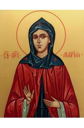 Икона Мария преподобная писаная, арт ИР-1452