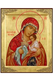 Икона Божией Матери Чаша терпения рукописная, арт ИРЕ-001
