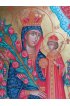 Икона Божией Матери Неувядаемый Цвет рукописная, арт ИРЕ-009