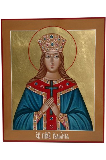 Икона Иулиания праведная рукописная, арт ИРЕ-022
