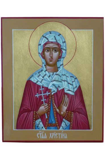 Икона Кристина (Христина) мученица рукописная, арт ИРЕ-024