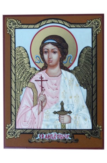 Икона Ангел Хранитель рукописная, арт ИРГ-094