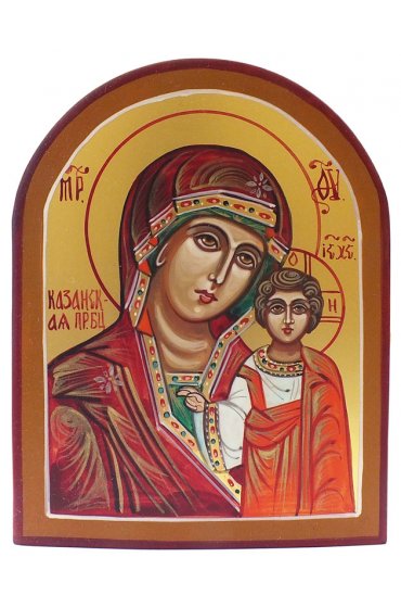 Икона Казанская Божией Матери рукописная, арт ИРГ-027