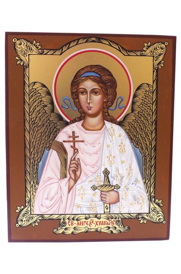Икона Ангел Хранитель рукописная, арт ИРГ-060