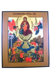 Икона Божией Матери Живоносный Источник рукописная, арт ИРГ-078
