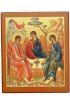 Икона Троица 15 на 18 см писанная, арт ИРГ-197