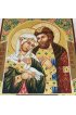 Икона Петр и Феврония Муромские 13 на 16 см рукописная, арт ИРГ-201