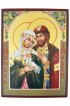 Икона Петр и Феврония с голубком 10 на 13 см рукописная, арт ИРГ-211