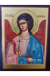 Икона Ангел-Хранитель 10 на 13 см рукописная , арт ИРГ-900