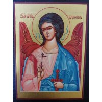 Икона Ангел-Хранитель 10 на 13 см рукописная , арт ИРГ-900