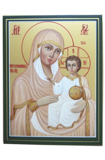 Икона Божией Матери Иерусалимская рукописная, арт ИРГ-076