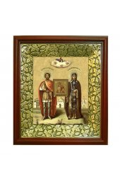 Икона Дмитрий и Евфросиния (21*24 см), арт СТ-09038-2