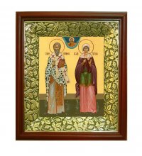 Икона Киприан и Иустиния (21*24 см), арт СТ-09056-2
