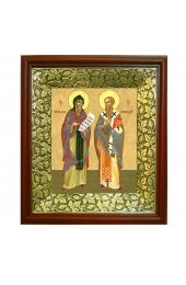 Икона Кирилл и Мефодий (26,5*29,7 см), арт СТ-09058-5