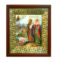 Икона Петр и Феврония Муромские (26,5*29,7 см), арт СТ-09084-5