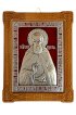 Икона Сергий Радонежский гальваническая, арт А48-3