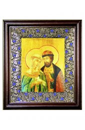 Икона Петр и Феврония Муромские (21*24 см), арт СТ-09118-1