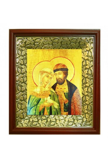 Икона Петр и Феврония Муромские (21*24 см), арт СТ-09118-2 