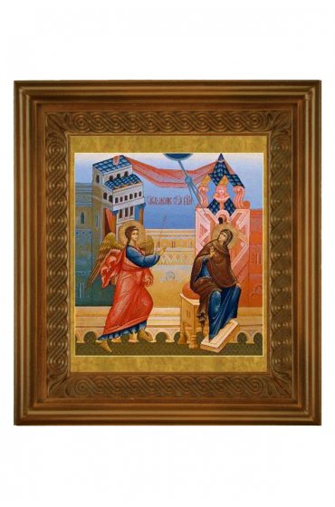 Икона Благовещение Пресвятой Богородицы (21*24 см), арт СТ-05203-4