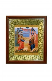 Икона Благовещение Пресвятой Богородицы (26,5*29,7 см), арт СТ-05203-3