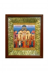 Икона Воздвижение Креста Господня (26,5*29,7 см), арт СТ-05212-3