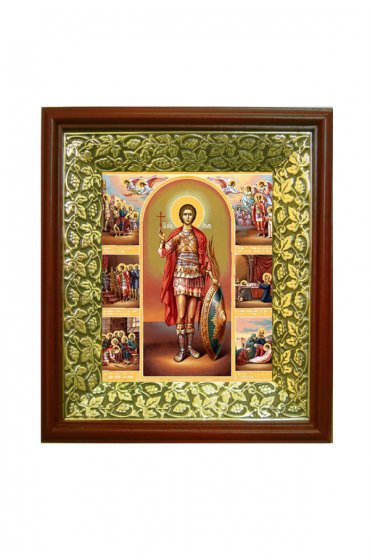 Икона Святой мученик Уар (21*24 см), арт СТ-06017-3