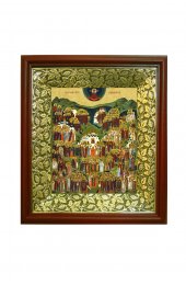Икона Собор Русских святых (26,5*29,7 см), арт СТ-08006-5