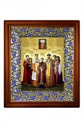 Икона Царственные страстотерпцы (21*24 см), арт СТ-08009-1