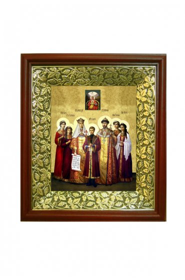 Икона Царственные страстотерпцы (21*24 см), арт СТ-08009-3