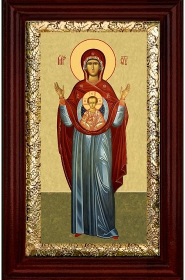 Икона Божья Матерь Знамение 21*36 см арт СТ-11011-3