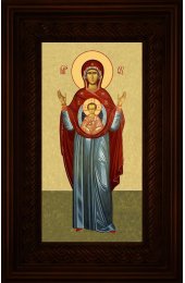 Икона Божья Матерь Знамение 16*26 см арт СТ-11011-2