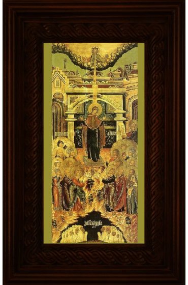 Икона Божья Матерь Непроходимая Дверь 16*26 см арт СТ-11013-2