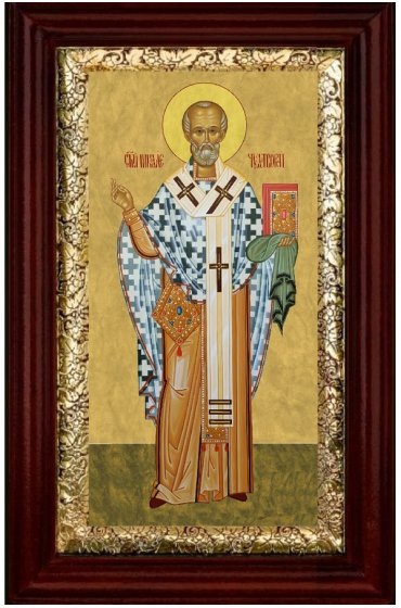Икона Николай Мирликийский 36*21 см, арт СТ-12047-1