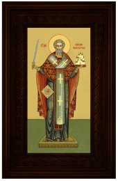 Икона Николай Мирликийский 36*21 см, арт СТ-12050-2