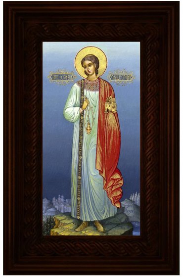 Икона Роман Сладкопевец 26*16 см, арт СТ-12055-4